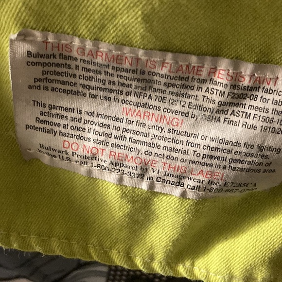 Bulwark FR Cat2 2112 fire resistant long sleeve fits like 2xl High visibility - Picture 3 of 7
